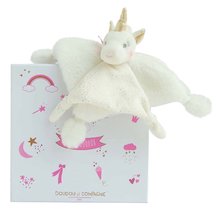 Jucării de alint și de adormit - Unicorn de pluș de alint Unicorn Lucie la Licorne Doudou et Compagnie auriu 25 cm în ambalaj cadou de la 0 luni_2