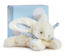 Plyšové zajace - Plyšový zajačik Lapin Bonbon Doudou et Compagnie modrý 16 cm v darčekovom balení od 0 mes_0