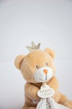 Kuschel- und Einschlafspielzeug - Teddybär zum Kuscheln Bear Little King Perlidoudou Doudou et Compagnie braun 10 cm in Geschenkverpackung ab 0 Monaten_1