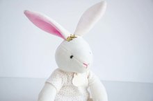 Pluszowe zajączki - Pluszowy króliczek Bunny Star Perlidoudou Doudou et Compagnie różowy 25 cm w opakowaniu prezentowym od 0 miesiąca_0