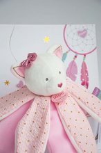 Jucării de alint și de adormit - Pisicuță de pluș de alint Attrape-Rêves Doudou et Compagnie roz îm ambalaj cadou 26 cm de la 0 luni_0
