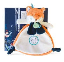 Zabawki do przytulania i zasypiania - Pluszowy lisek do przytulania Fox Tiwipi Doudou et Compagnie pomarańczowy 23 cm w opakowaniu prezentowym od 0 miesiąca_0