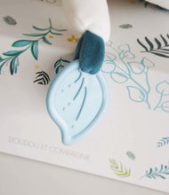 Jucării dentiție - Koala de pluș cu pui și zornăitoare Yoca le Koala Doudou et Compagnie albastră 25 cm în ambalaj cadou de la 0 luni_2