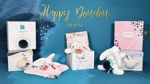 Pluszowe zajączki - Pluszowy zajączek Bunny Happy Boho Doudou et Compagnie różowy 25 cm w opakowaniu upominkowym od 0 miesiąca_14