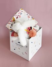 Iepurași de pluș - Iepuraș de pluș Bunny Happy Boho Doudou et Compagnie roz 25 cm în abalaj cadou de la 0 luni_1