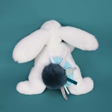 Plyšoví zajíci - Plyšový zajíček Happy Pop Doudou et Compagnie modrý 25 cm v dárkovém balení od 0 měsíců_0