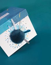 Plüschhäschen - Plüschhase Happy Pop Doudou et Compagnie weiß-blau 25 cm in einer Geschenkverpackung mit Bommel ab 0 Monaten_2