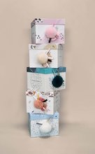Plüschhäschen - Plüschhase Happy Blush Doudou et Compagnie weiß-rosa 25 cm in einer Geschenkverpackung mit Bommel ab 0 Monaten_4