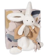 Pluszowe zajączki - Pluszowy zajączek Bunny Happy Wild Doudou et Compagnie brązowy 25 cm w pudełku upominkowym od 0 miesiąca_2