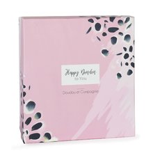 Kuschel- und Einschlafspielzeug - Plüschhase Happy Blush Doudou et Compagnie rosa 25 cm in Geschenkverpackung ab 0 Monaten_0