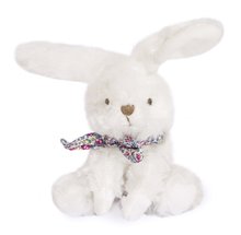 Plišasti zajčki - Plyšový zajačik Bunnies Scrunchie Doudou et Compagnie biely 12 cm od 0 mes DC3818_2