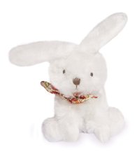 Plyšové zajace - Plyšový zajačik Bunnies Scrunchie Doudou et Compagnie biely 12 cm rôzne druhy od 0 mes_3