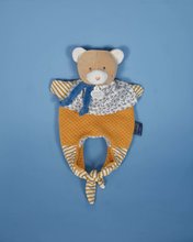 Lutke za najmlajše - Plyšový medvedík na bábkové divadlo Doudou Amusette 3v1 Doudou et Compagnie žltý 30 cm od 0 mes DC3823_2