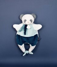 Bábky pre najmenších - Plyšová panda na bábkové divadlo Doudou Amusette 3v1 Doudou et Compagnie modrá 30 cm od 0 mes_2