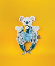 Bábky pre najmenších - Plyšová koala na bábkové divadlo Doudou Amusette 3v1 Doudou et Compagnie modrá 30 cm od 0 mes_2