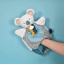 Păpuși pentru bebeluși - Koala de pluș pentru teatru de păpuși Doudou Amusette 3v1 Doudou et Compagnie albastră 30 cm de la 0 luni_1
