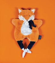 Bábky pre najmenších - Plyšová líška na bábkové divadlo Doudou Amusette 3v1 Doudou et Compagnie oranžová 30 cm od 0 mes_2