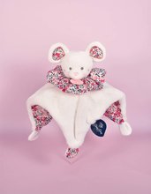 Zabawki do przytulania i zasypiania - Pluszowa przytulanka myszka Doudou Boule 3v1 Doudou et Compagnie różowa 25 cm od 0 miesięcy_2