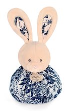 Zabawki do przytulania i zasypiania - Pluszowy króliczek do przytulania Doudou Boule 3v1 Doudou et Compagnie niebieski 25 cm od 0 miesięcy_0