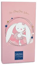 Pluszowe zajączki - Pluszowa lalka zajączek Bunny My Doudou Ballerine Doudou et Compagnie różowa 30 cm w pudełku upominkowym od 0 miesiąca życia_2