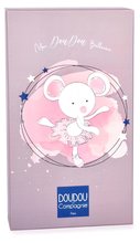 Plišane životinje - Plyšová bábika myška Mouse My Doudou Ballerine Doudou et Compagnie ružová 30 cm v darčekovom balení od 0 mes DC3975_1