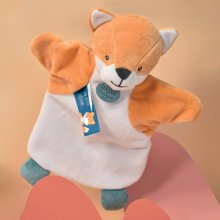 Handpuppen für die Kleinsten - Plüschfuchs für ein Puppenspiel Fox Hand Puppet Doudou et Compagnie weiß-orange 25 cm ab 0 Monaten_0