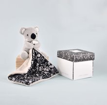 Jucării de alint și de adormit - Koala de pluș de alint Boh'aime Doudou et Compagnie gri cu model 12 cm în ambalaj cadou de la 0 luni_0