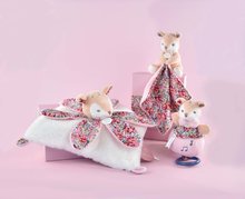 Zabawki do przytulania i zasypiania - Pluszowy jelonek do przytulania Deer Boh'aime Doudou et Compagnie rożowy 12 cm od 0 miesiąca_0