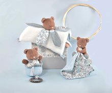 Kuschel- und Einschlafspielzeug - Teddybär zum Kuscheln Bear Boh'aime Doudou et Compagnie braunblau 12 cm ab 0 Monaten_0