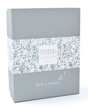 Pluszowe misie - Pluszowy niedźwiadek z melodią Music Box Boh'aime Doudou et Compagnie niebieski 14 cm w pudełku upominkowym od 0 miesiąca_1