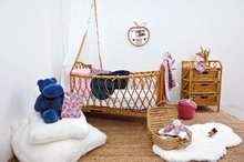 Jucării de alint și de adormit - Iepuraș de pluș de alint Doudou Petal Boh'aime Doudou et Compagnie roz 27 cm în ambalaj cadou de la 0-6 luni_4