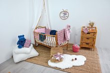 Jucării de alint și de adormit - Iepuraș de pluș de alint Doudou Petal Boh'aime Doudou et Compagnie roz 27 cm în ambalaj cadou de la 0-6 luni_5