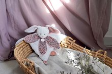 Jucării de alint și de adormit - Iepuraș de pluș de alint Doudou Petal Boh'aime Doudou et Compagnie roz 27 cm în ambalaj cadou de la 0-6 luni_0