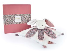 Jucării de alint și de adormit - Iepuraș de pluș de alint Doudou Petal Boh'aime Doudou et Compagnie roz 27 cm în ambalaj cadou de la 0-6 luni_1