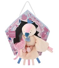 Plišane životinje - Plyšový vtáčik s melódiou Doudou Cui-Cui Doudou et Compagnie ružový 22 cm v darčekovom balení od 0 mes DC4046_0