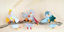 Plyšové a textilní hračky - Plyšový ptáček s melodií Doudou Cui-Cui Doudou et Compagnie modrý 22 cm v dárkovém balení od 0 měsíců_2