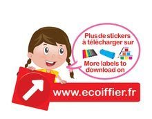 Stavebnice pre najmenších - Stavebnica pre bábätká Les Maxi Écoiffier dóza 100 kociek s obrázkami, písmenami a číslami od 12 mes_1