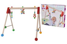 Hrázdičky a hracie podložky  - Drevená hrazda Baby Gym Trainer Eichhorn výškovo nastaviteľná pre najmenších od 3 mes_0