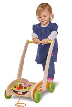 Dětská chodítka - Dřevěné chodítko Activity Walker Eichhorn vozík s 35 malovanými kostkami od 12 měsíců_2
