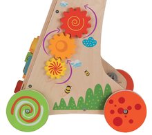 Chodziki dla dzieci  - Drewniany chodzik edukacyjny Color Activity Walker Eichhorn z różnymi zajęciami i 5 kostkami od 12 m-ca_0