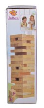 Gesellschaftsspiele für Kinder - Brettspiel-Klappturm aus Holz Wooden Tumbling Tower Eichhorn 54 Naturwürfel ab 5 Jahren_3