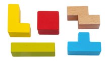 Lesene didaktične igrače - Lesene puzzle za vstavljanje Shape Game Eichhorn 20 barvnih kock različnih oblik od 4 leta_2