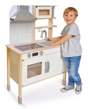 Dřevěné kuchyňky - Dřevěná kuchyňka elektronická Play Kitchen Eichhorn varná deska se světlem_1
