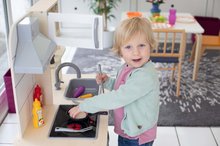 Bucătării de jucărie din lemn - Bucătărie electronică din lemn Play Kitchen Eichhorn plită cu lumină_9