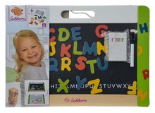 Lavagne scolastiche - Lavagna magnetica in legno Hanging Magnetic Board Eichhorn 36 lettere con gessi e pennarelli_0