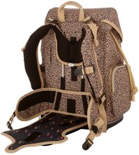 Školské tašky a batohy - Školský batoh veľký Ergomaxx Leopard Cherry Jeune Premier ergonomický luxusné prevedenie 39*26 cm_1