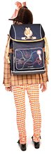 Iskolai hátizsákok - Iskolai nagy hátizsák Ergomaxx Cavalerie Couture Jeune Premier ergonomikus luxus kivitel 39*26 cm_0