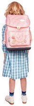 Školske torbe i ruksaci - Školski ruksak veliki Ergomaxx Vichy Love Pink Jeune Premier ergonomski luksuzni dizajn 39*26 cm_1