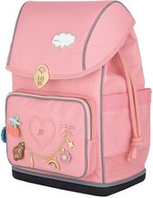 Školské tašky a batohy - Set školský batoh veľký Ergomaxx Vichy Love Pink a peračník s písacími potrebami Jeune Premier ergonomický luxusné prevedenie_1