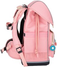 Školske torbe i ruksaci - Postavi školski ruksak veliki Ergomaxx Vichy Love Pink i peračnik s pisaćim potrepštinama Jeune Premier ergonomski luksuzno izvedba_2